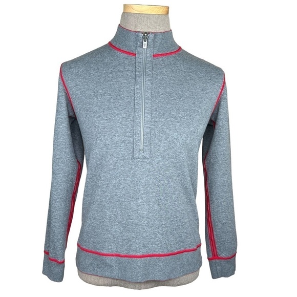 Tommy Bahama Men’s Reversible Red & Gray 1/4 Zip Pullover No Tags Apx Size Small - Picture 10 of 13